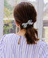 【2TYPE/ゴム&クリップ】レザーリボンヘアアクセサリー